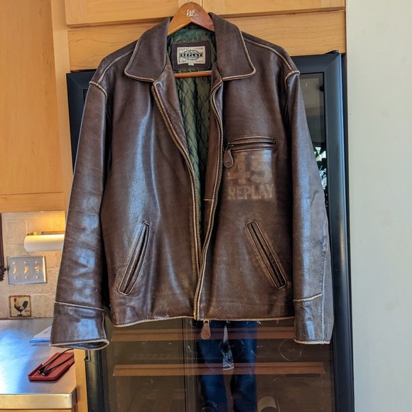 Replay leather jacket - Picture 1 of 5